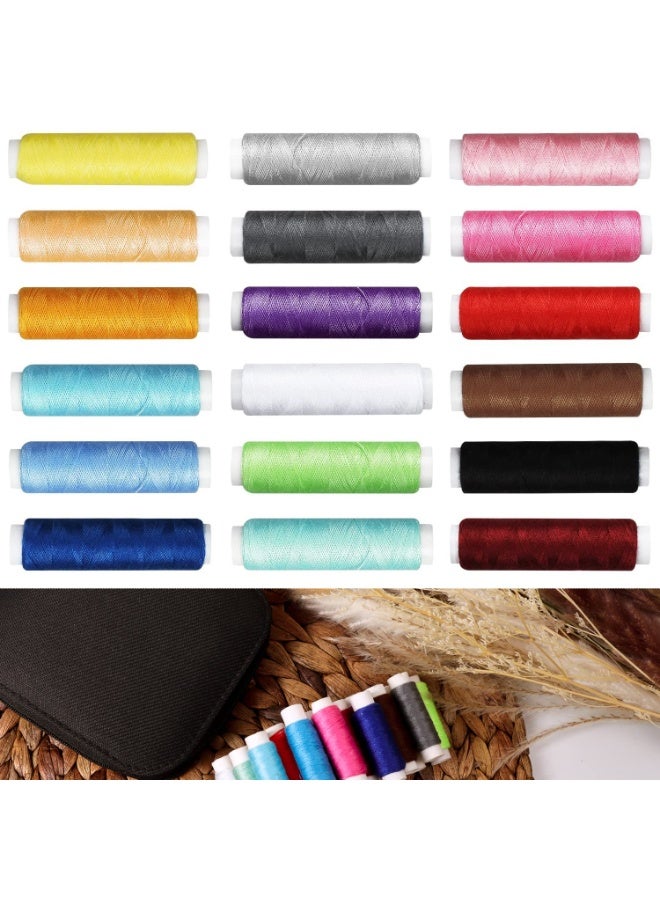 دايتويز مجموعة خياطة مع حقيبة، مستلزمات خياطة محمولة للمنزل والمسافرين، للكبار والمبتدئين، لحالات الطوارئ، تحتوي على خيوط، مقص، إبر، شريط قياس - Image 5